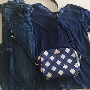 Gingham Kate Spade Crossbody